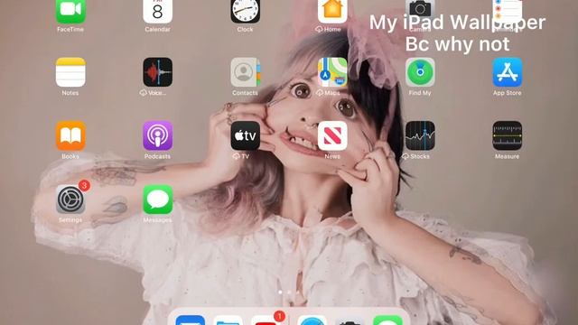 My iPad wallpaper bc why not! смотреть онлайн
