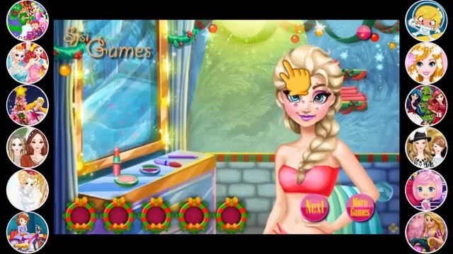 Elsa Christmas Spa Bath - Princess Game Walkthrough - Video Games for Kids смотреть онлайн
