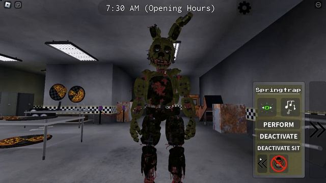 Fredbear's Mega Roleplay Springtrap Gamepass смотреть онлайн