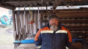 Самодельный фильтр на ПНД-трубе.