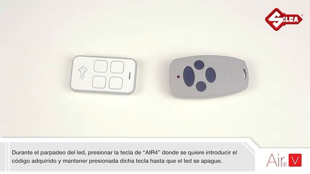Duplica DOORHAN® TRANSMITTER 4 con Air4 V, V Plus or F смотреть онлайн