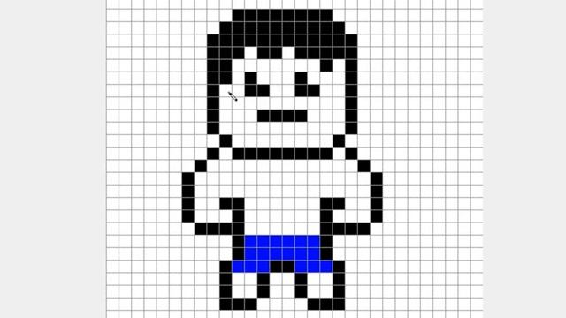 Халк по клеточкам. Как нарисовать халка для начинающих.