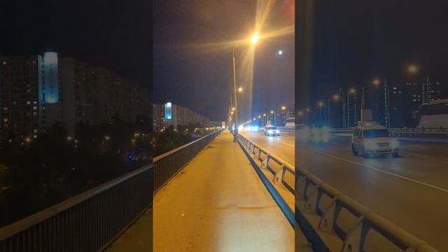 Москва за 60 секунд. Мост через Москву реку. Братеево- Марьино. смотреть онлайн