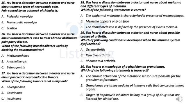 OET Listening Sample For Nurses - Test 85- OET Listening practice test 2.0 nurses exam online 2023 смотреть онлайн
