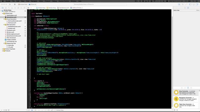 Swift iPhone Game Programming Tutorial - 12 - Synchronizing Ground and Walls & Adding a Start Label смотреть онлайн
