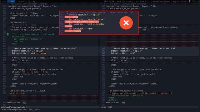 Vim universe. Vim as a merge tool смотреть онлайн