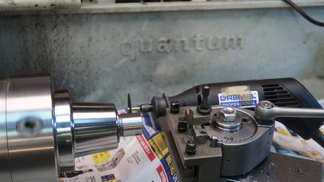 OD Grinding With Dremel On Small Lathe