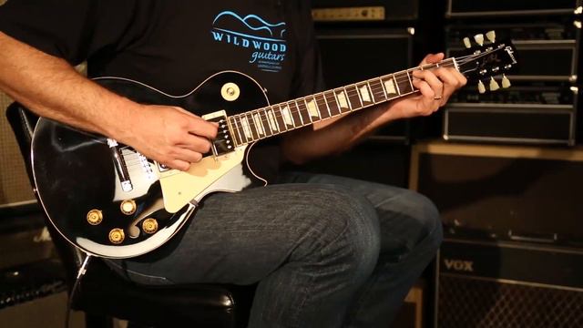 Gibson Memphis ES-Les Paul Black Top • SN: 11614721 смотреть онлайн