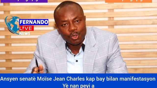 Moïse Jean Charles Ap bay bilan manifestasyon 7 septanm nan, смотреть онлайн
