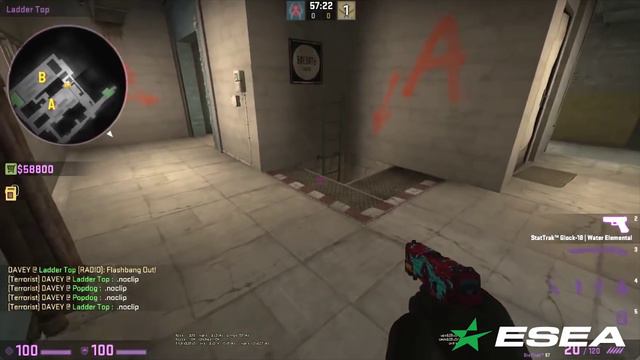 CS: GO Pro Tips & Tricks - How to Take Control of de_train Outside Bombsite from Ladder as T - DAVE смотреть онлайн