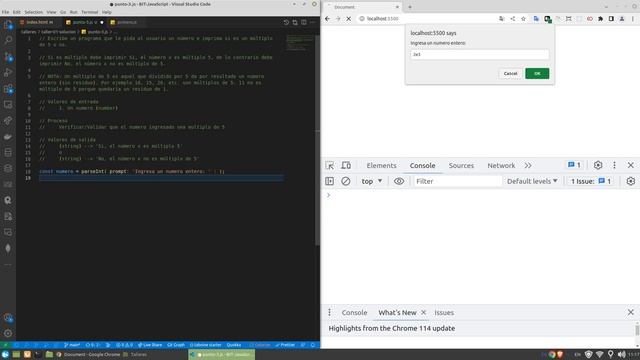 BIT - JavaScript: Taller 1 - Básico, Punto 3 смотреть онлайн