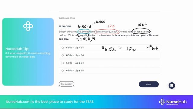 TEAS Math Practice Test Walkthrough (2024 Updated) смотреть онлайн