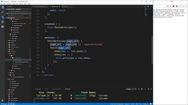 Full Stack Vue.js & Laravel смотреть онлайн