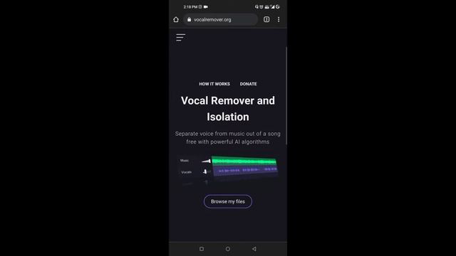 VOCAL REMOVING