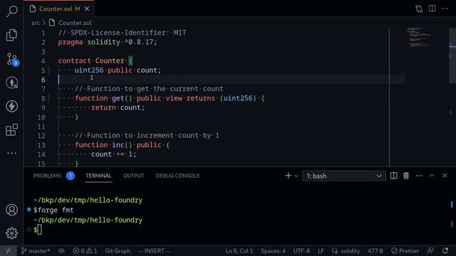 Auto Format Code | Testing with Foundry смотреть онлайн