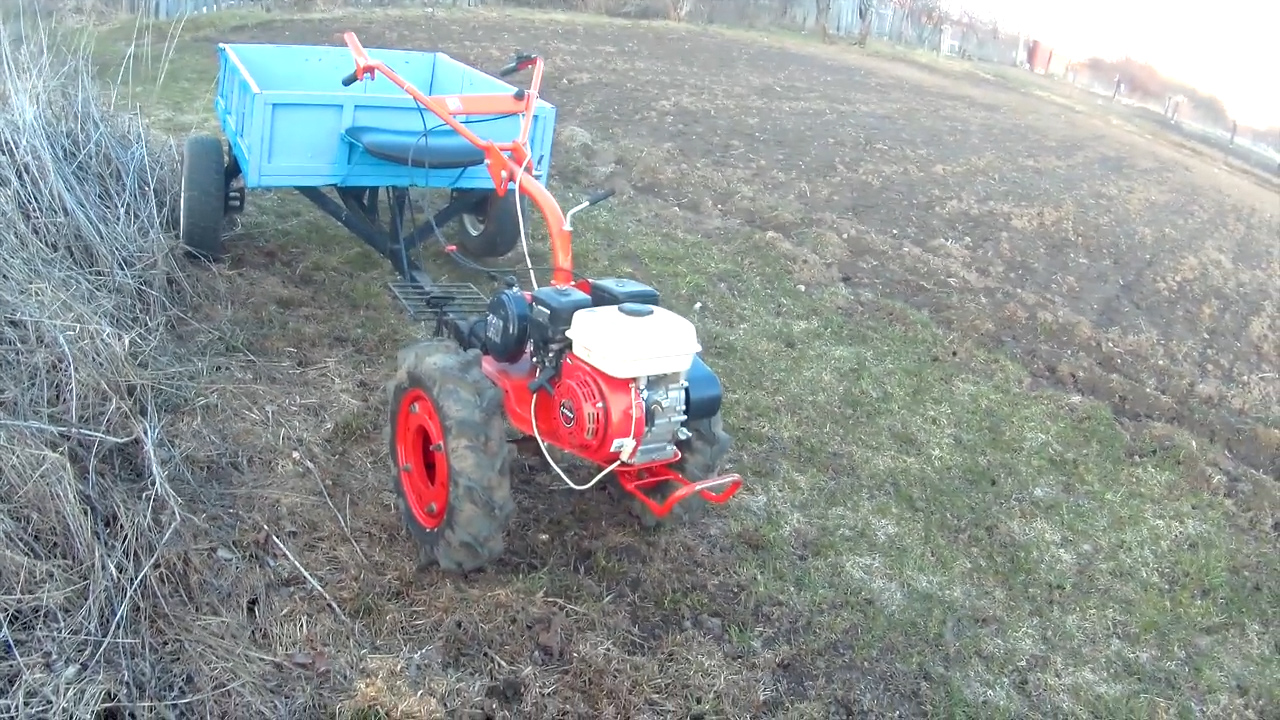 Покатушки на МОТОБЛОКЕ АГАТ от первого лица смотреть онлайн