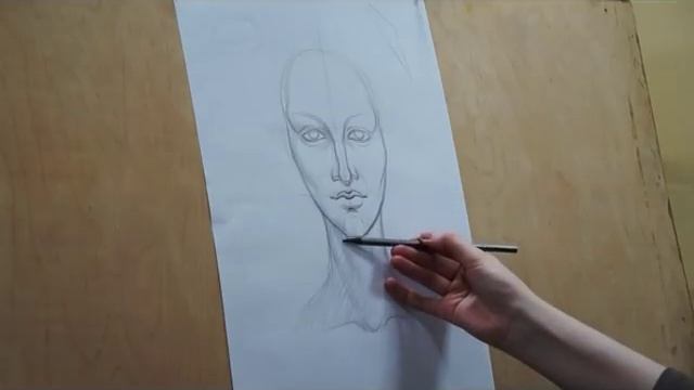 Уроки рисования карандашом | Как рисовать женский портрет (часть 1) смотреть онлайн