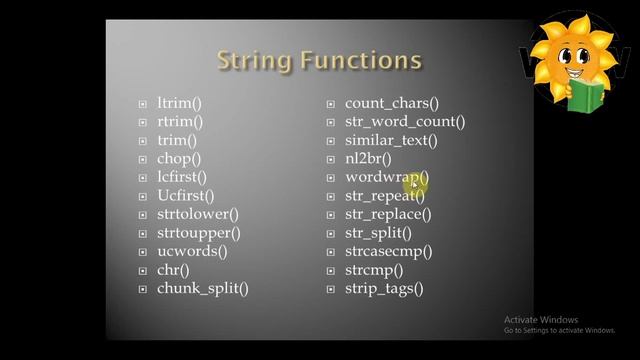 Epi-57 String Functions | PHP in Tamil смотреть онлайн