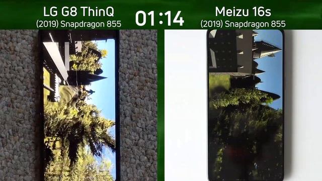 LG G8 ThinQ vs Meizu 16s смотреть онлайн