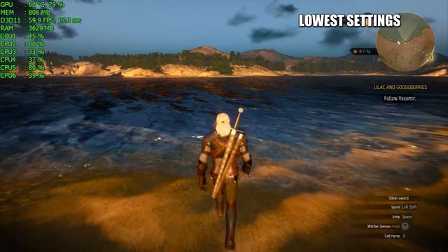 The Witcher 3: Wild Hunt - (FX 6350 + GTX 750 Ti) смотреть онлайн