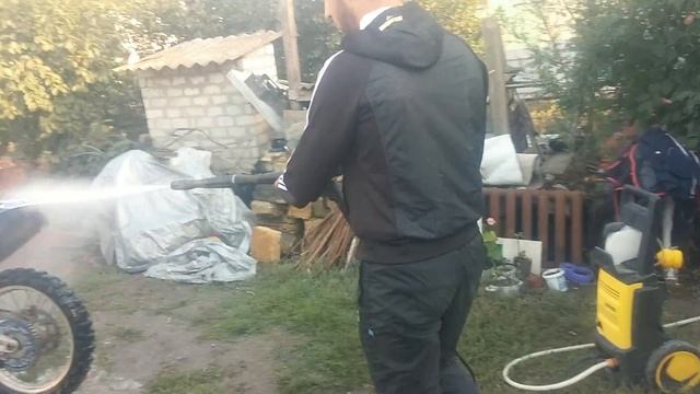 Мойка мотоцикла смотреть онлайн