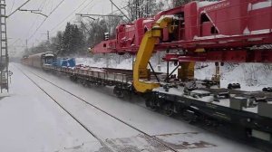 Тепловоз 2М62У-0105 С хозяйственным поездом ?️?️?️