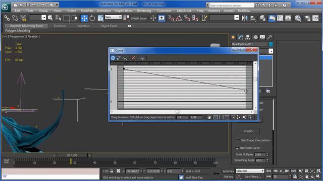 3ds max Particle Mesher Preview (Update 2 - Scale Curve) смотреть онлайн