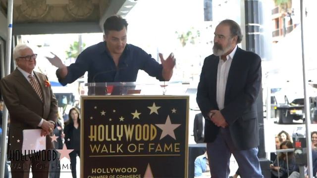 Rupert Friend speaking at Mandy Patinkin's Walk of Fame Ceremony смотреть онлайн