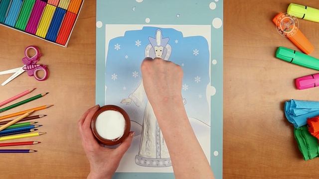 Раскрашивание, Лепка, Аппликация 4+ Снежная королева. смотреть онлайн