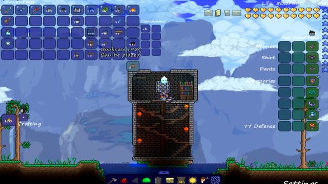 [SPEEDBUILD] - Terraria  ДОМ ДЛЯ ВОЛШЕБНИКА! #12
