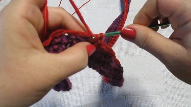 дорожка вязаная крючком из остатков пряжи столбиками без накида смотреть онлайн