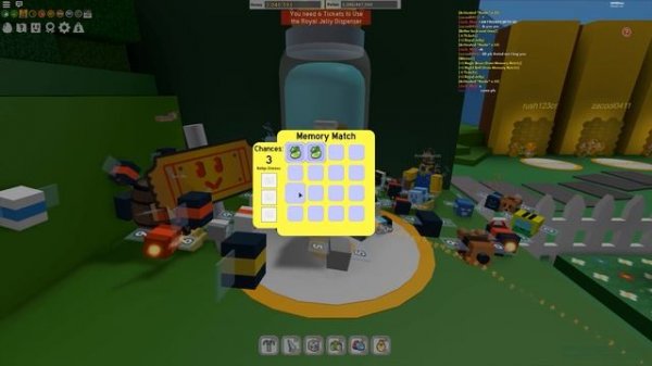 MEMORY MATCH - GIFTED VICIOUS BEE - Bee Swarm Simulator
