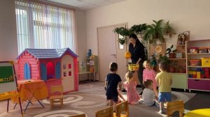 Занятие по лепке в первой младшей группе