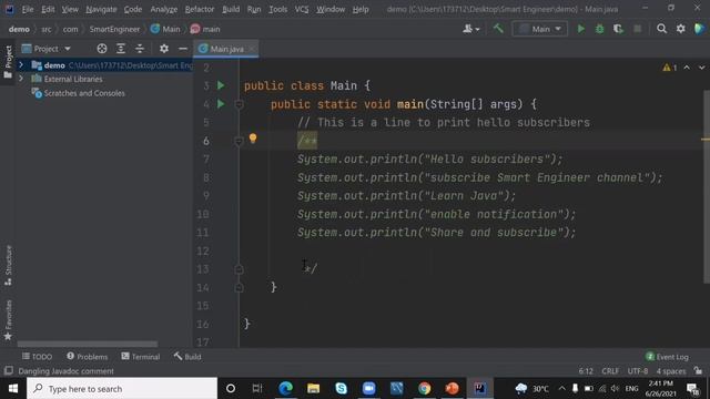 How to write comments in java смотреть онлайн