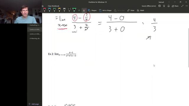 4.6 2 - Rational Limits at Infinity смотреть онлайн