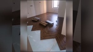 Укладка ламината елочкой часть 2