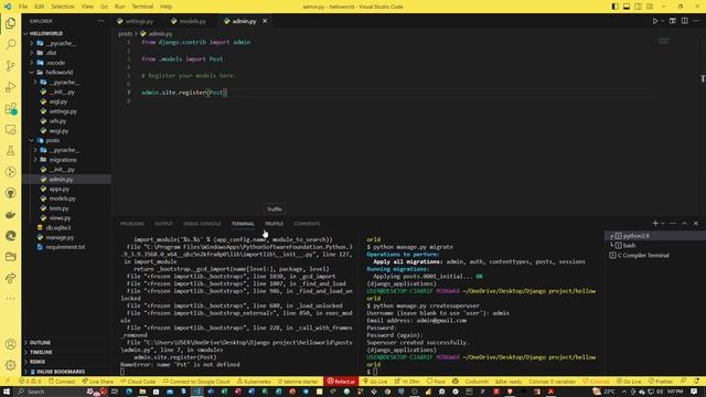 DJANGO MODELS AND ADMINISTRATION смотреть онлайн