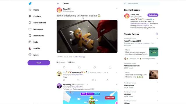 *NEW* GINGERBREAD HOUSE & Furniture UPDATE Coming Next to Adopt Me! Roblox TEA NEWS LEAKS смотреть онлайн
