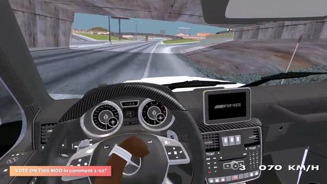 Mercedes-Benz G63 AMG 6x6 speed test, gta mod _REVIEW смотреть онлайн