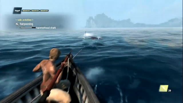 Assassin's Creed 4 Shark Hunter Outfit. Edward Kenway customization. Harpooning Sharks смотреть онлайн