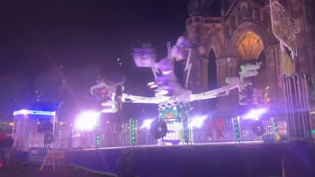 Edinburgh Christmas Market Fun & Scariest Rides ..SIZZLER .. TECHNO POWER смотреть онлайн