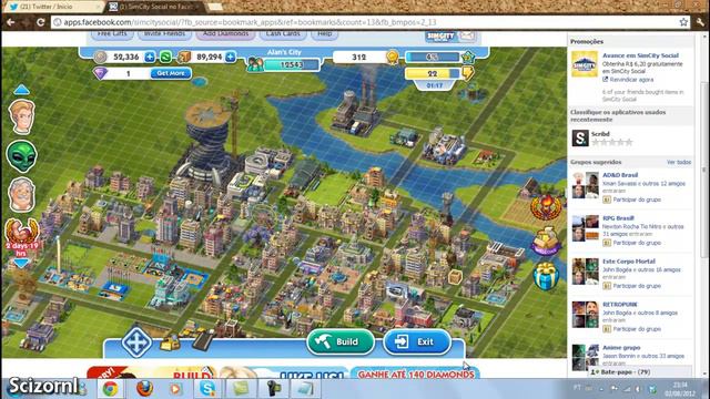 SimCity Social - Dicas #03 - Como subir de nível mais rápido смотреть онлайн