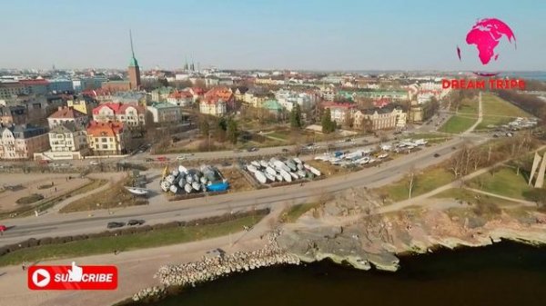 Helsinki City Tour Ultra HD - Helsinki Finland - Helsinki City Drone View