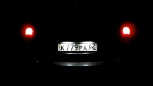 Toyota Avensis T25 Двухрежимная подсветка номерного знака. The dual mode license plate illumination