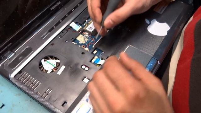 Разборка ноутбука Toshiba Satellite A665 смотреть онлайн