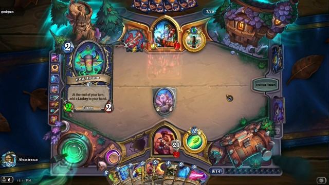 Hearthstone - Wild C'thun Druid - Showdown in the Badlands Mini Set смотреть онлайн