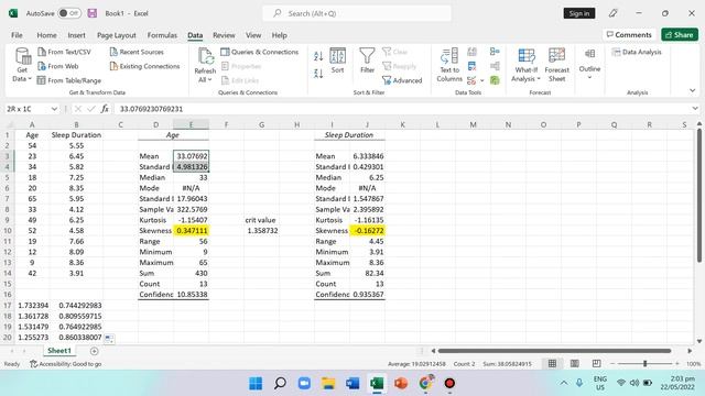 Pearson's Correlation using MS Excel смотреть онлайн