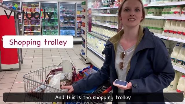 At the Supermarket (Useful English Vocabulary for Intermediate Level) смотреть онлайн