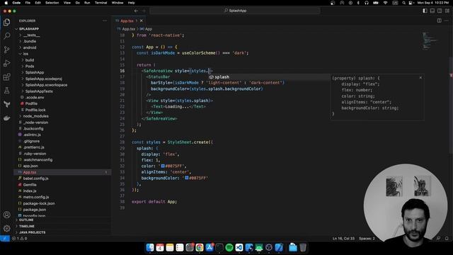 How to tweak native android and ios splash screen in React Native смотреть онлайн