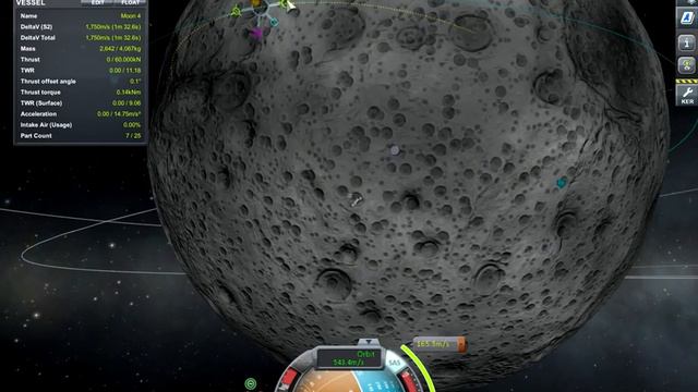 KSP 1.1 Прохождение карьеры. #17. Посадка на Муну.